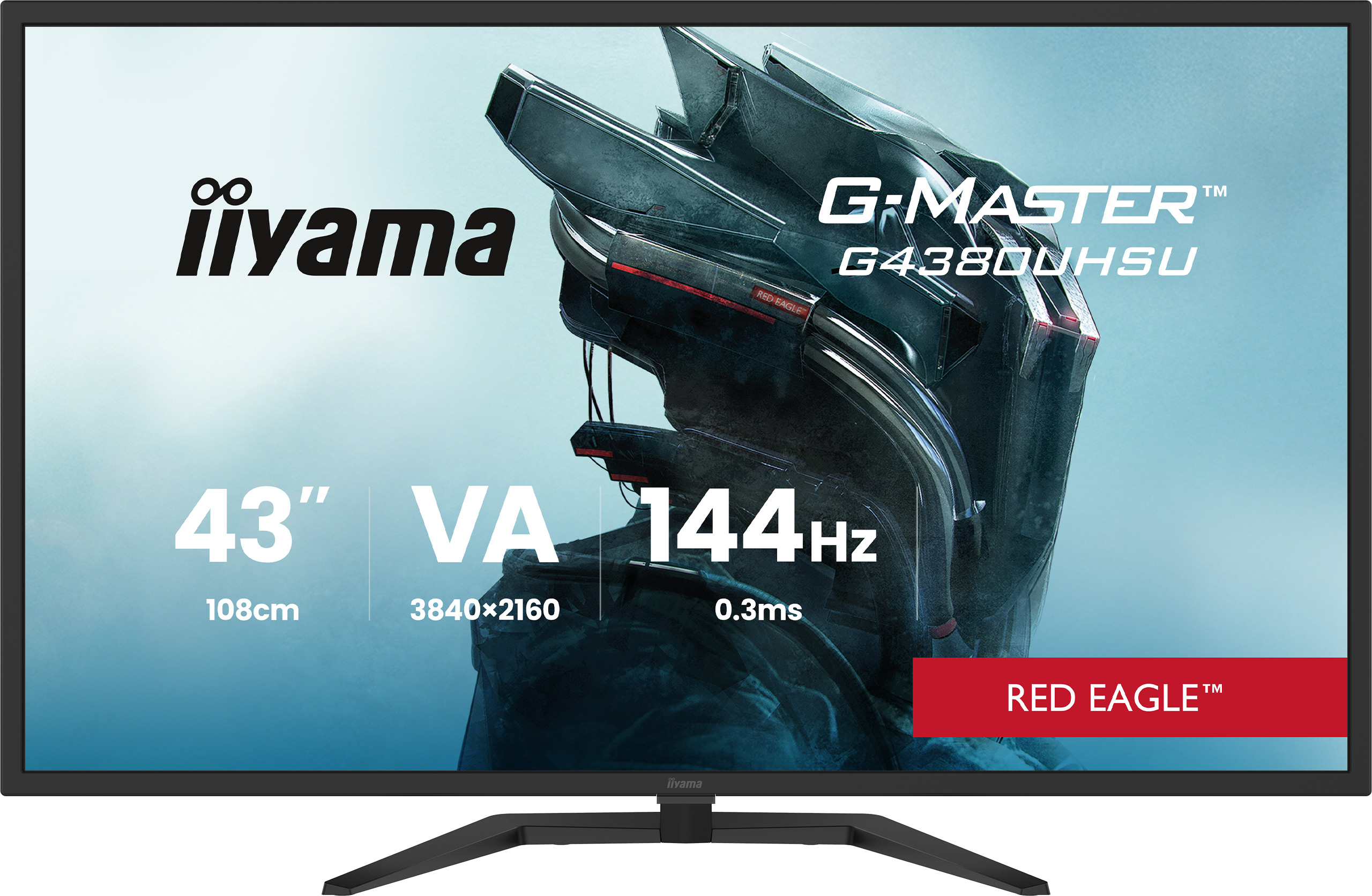 iiyama G-MASTER G4380UHSU-B2 Monitor PC 108 cm (42.5) 3840 x 2160 Pixel 4K Ultra HD LED Nero