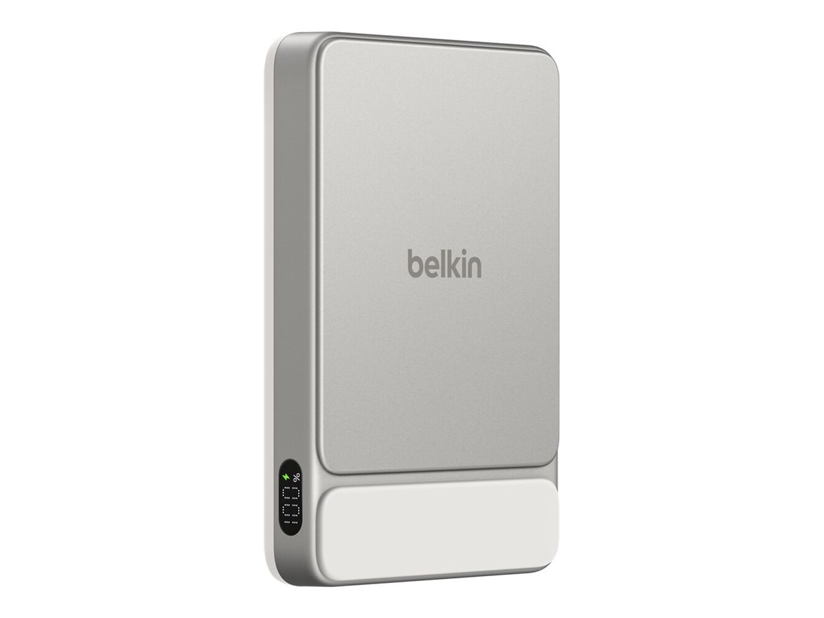 Belkin UltraCharge - Induktive Power Bank - d�nn - 10000 mAh - 25 watt - Fast Charge (magnetisch, USB-C)