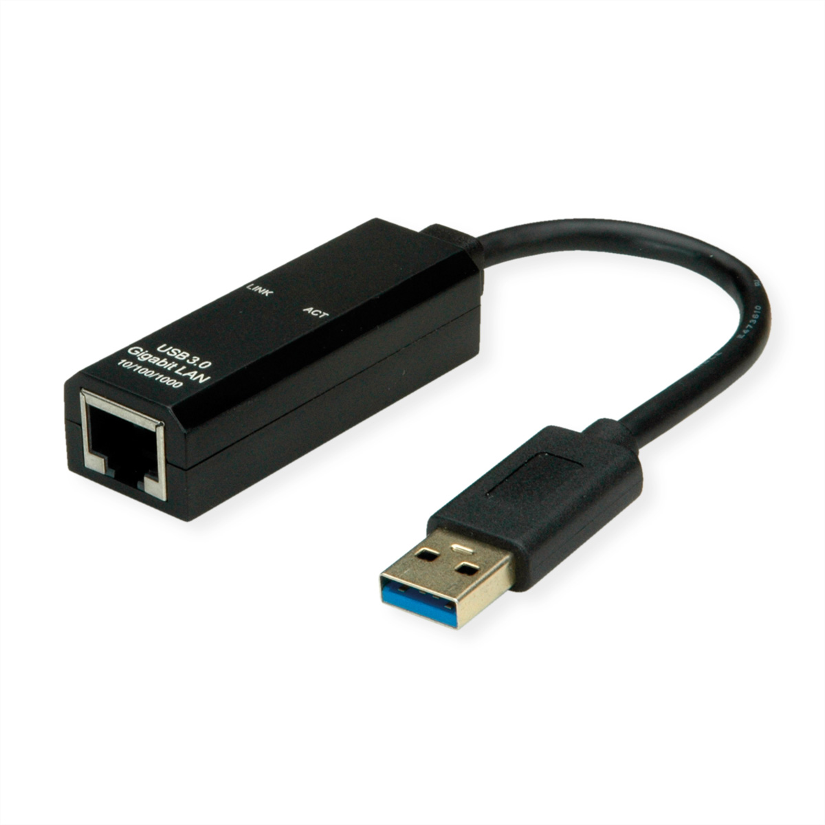 VALUE USB3.2 Gen1 Gigabit Ethernet Konverter - Kabel - Digital/Daten