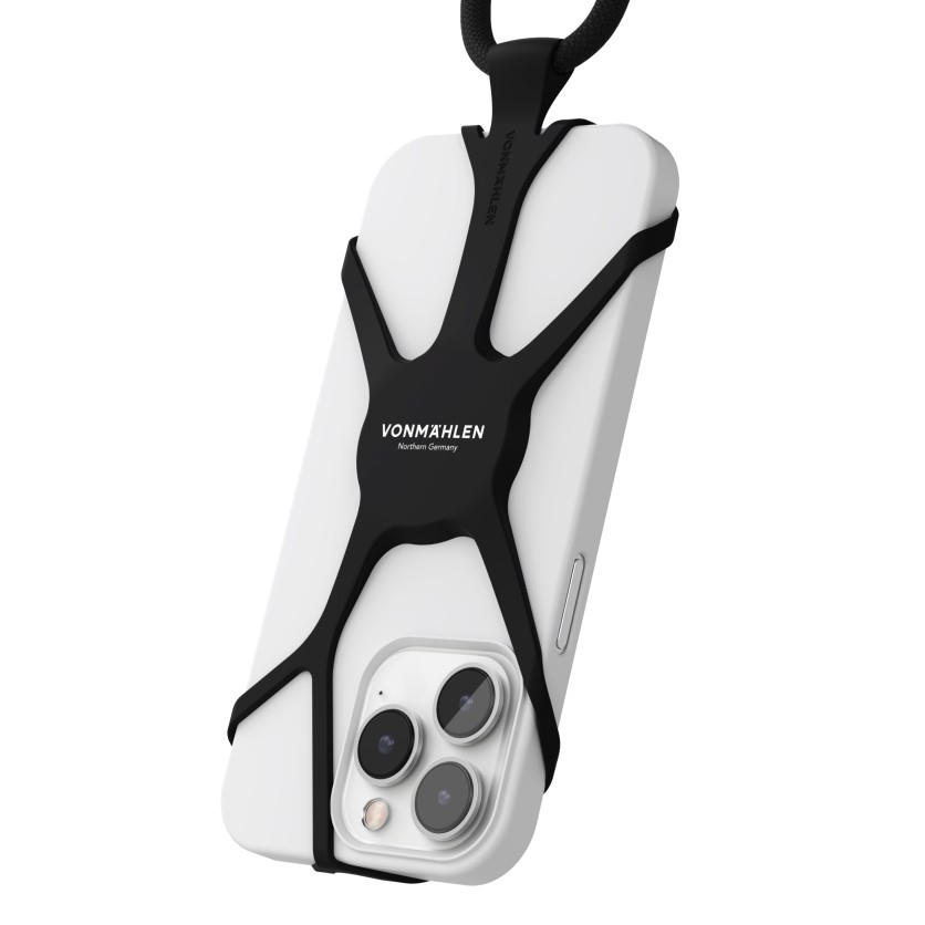 Vonmhlen Infinity Plus correa Telfono mvil Nylon, Silicona Negro