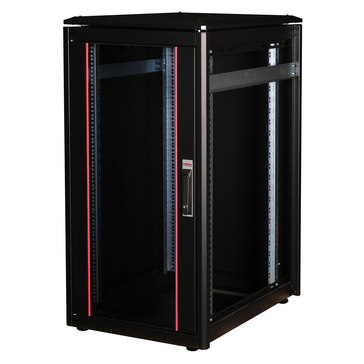 ROLINE Pro - Schrank Netzwerkschrank - mit Glast�r, 600 x 800 mm (B x T)