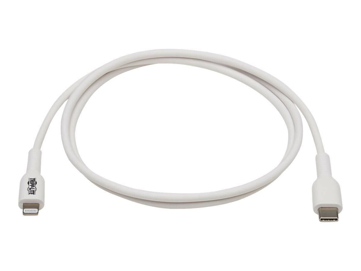 Tripp Lite M102AB-01M-WH cable de conector Lightning 1 m Blanco