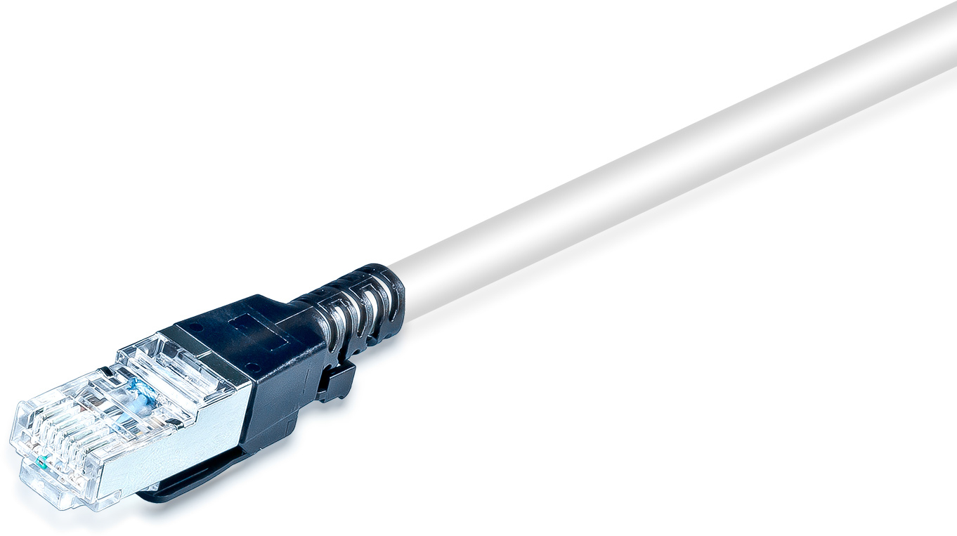 Wirewin PKW-SL-SFTP-KAT6A 1.0 SW c�ble de r�seau Noir, Gris 1 m Cat6a S/FTP (S-STP) Rond