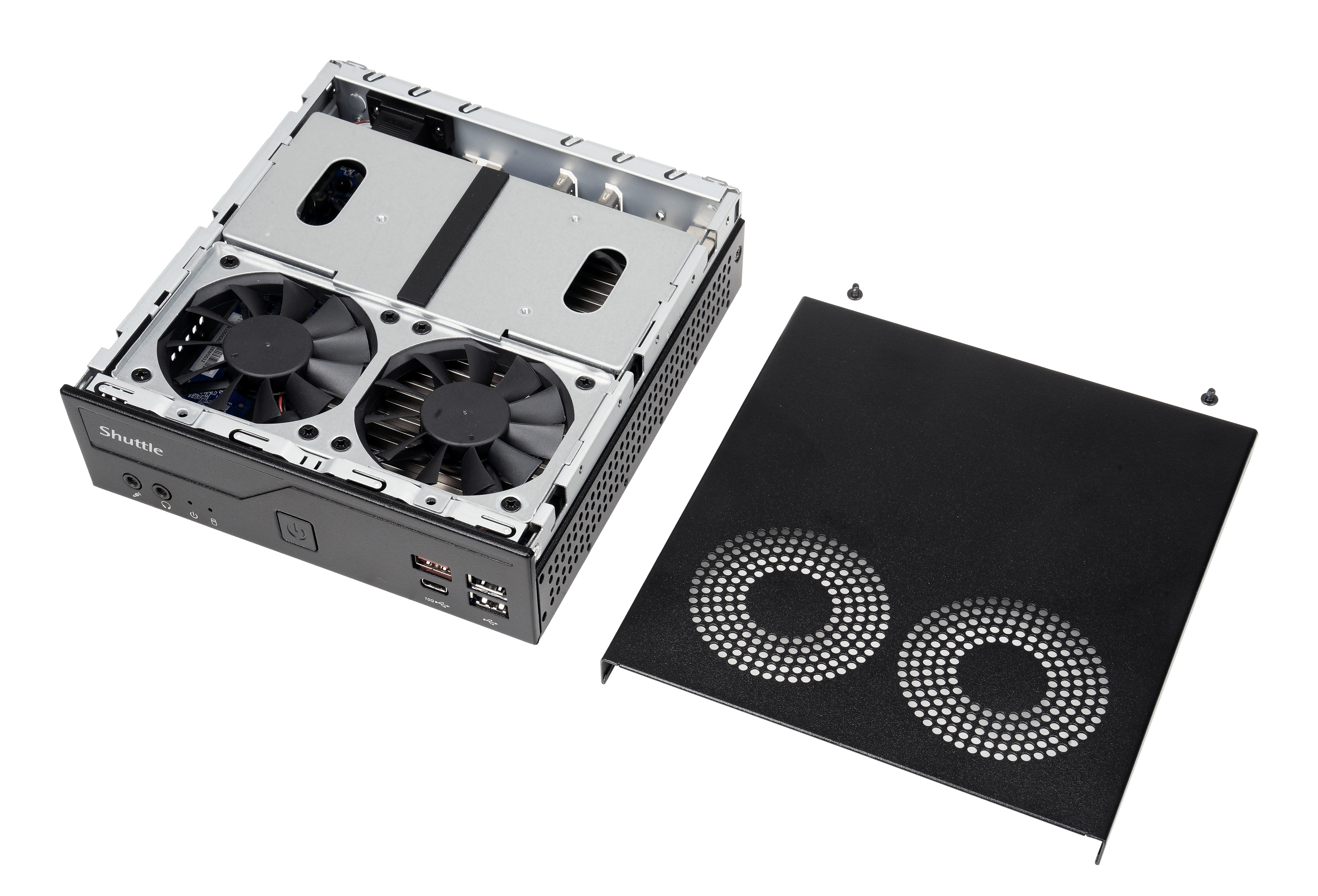 Shuttle DH810S barebone per PC/stazione di lavoro 1.35L sized PC Nero Intel H810 LGA 1851 (Socket V1)