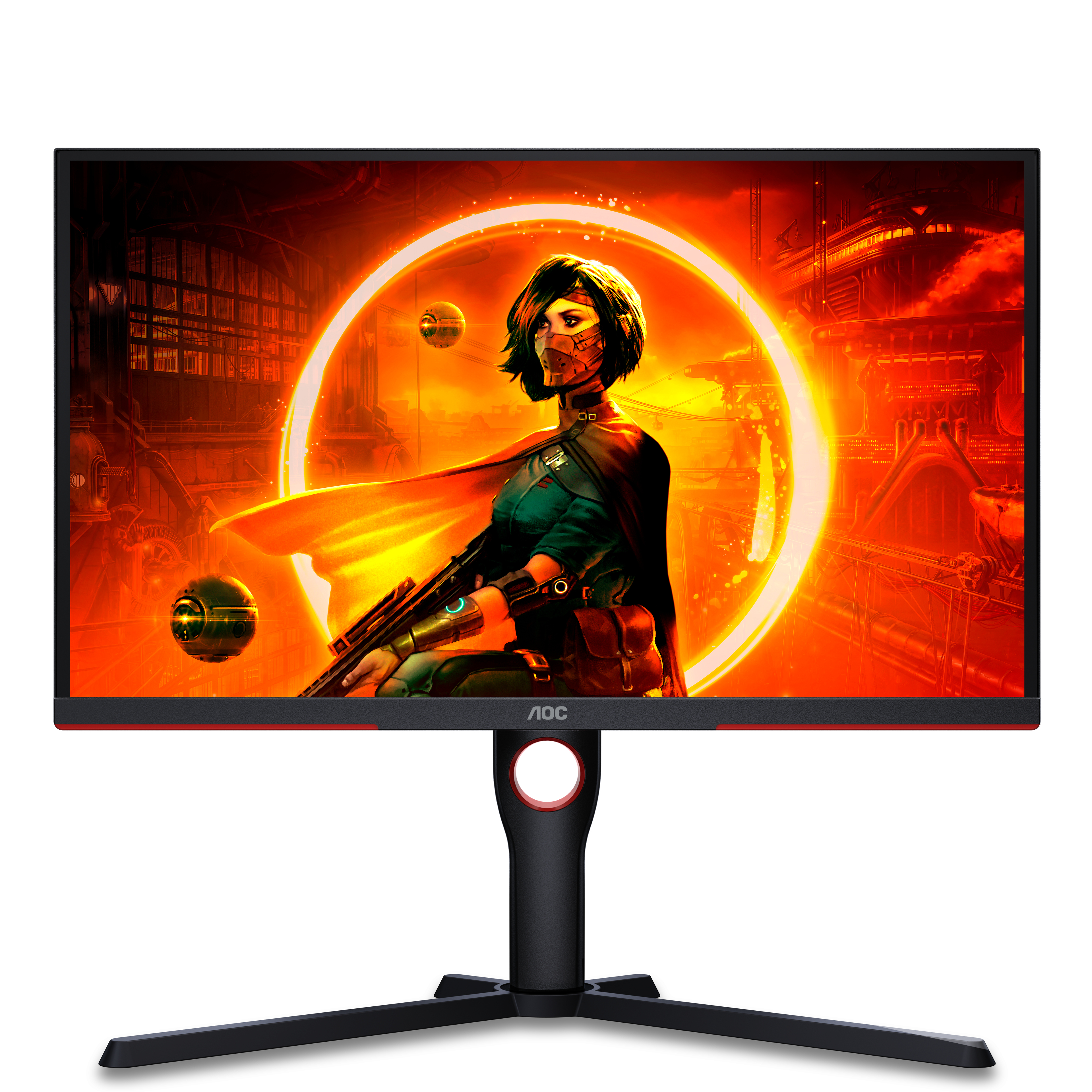 AOC G3 25G3ZM/BK computer monitor 62.2 cm (24.5) 1920 x 1080 pixels Full HD Black, Red