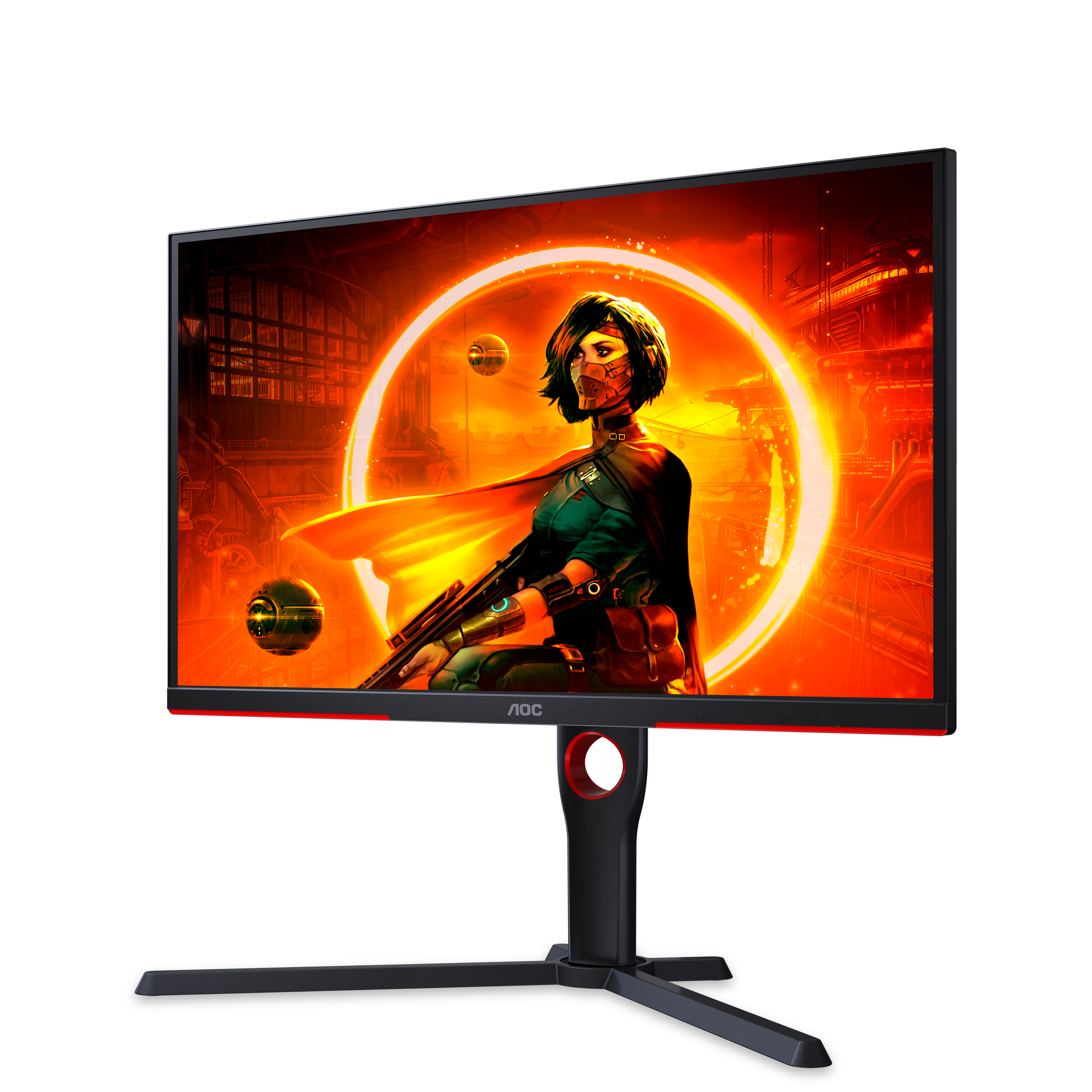 AOC G3 25G3ZM/BK computer monitor 62.2 cm (24.5) 1920 x 1080 pixels Full HD Black, Red