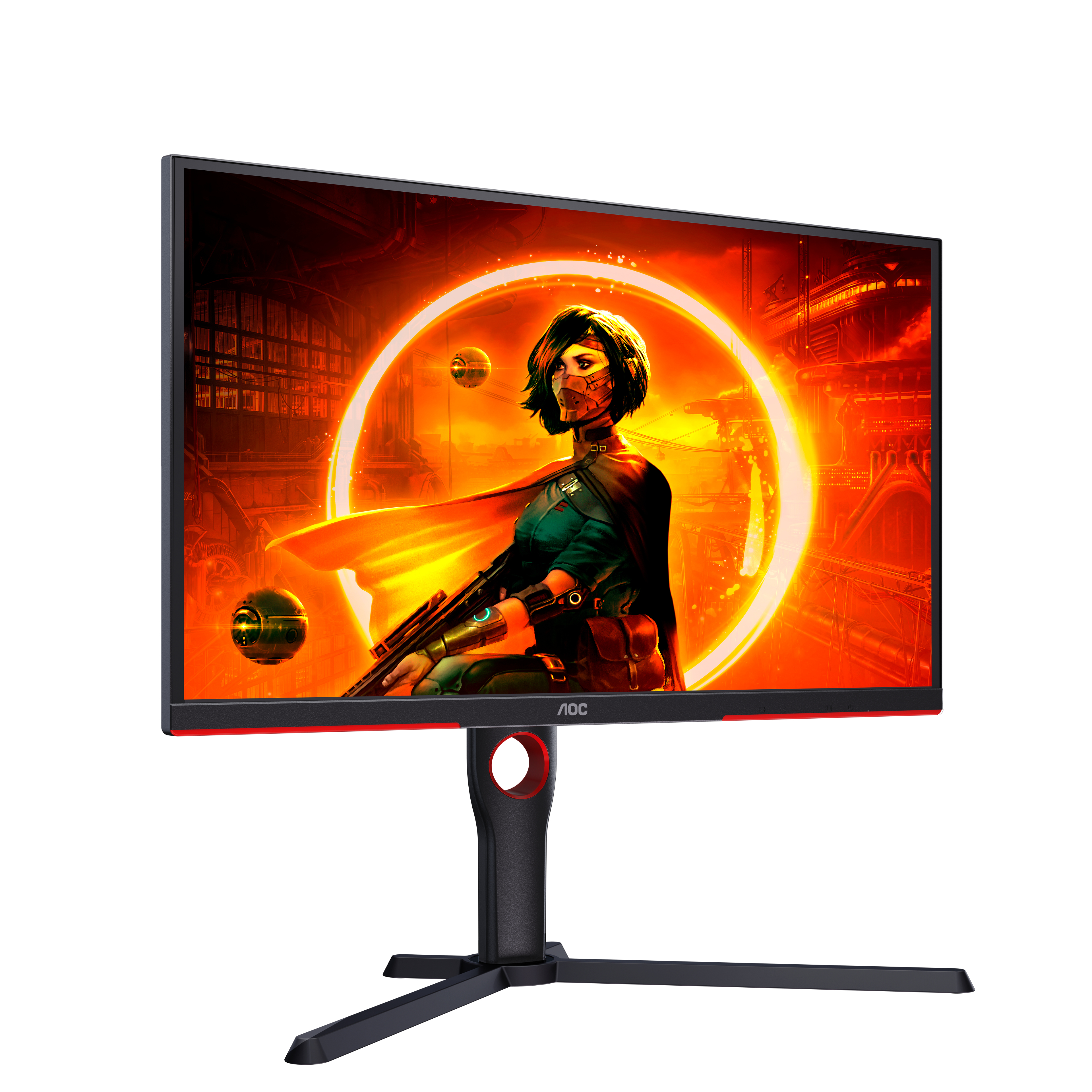 AOC G3 25G3ZM/BK computer monitor 62.2 cm (24.5) 1920 x 1080 pixels Full HD Black, Red