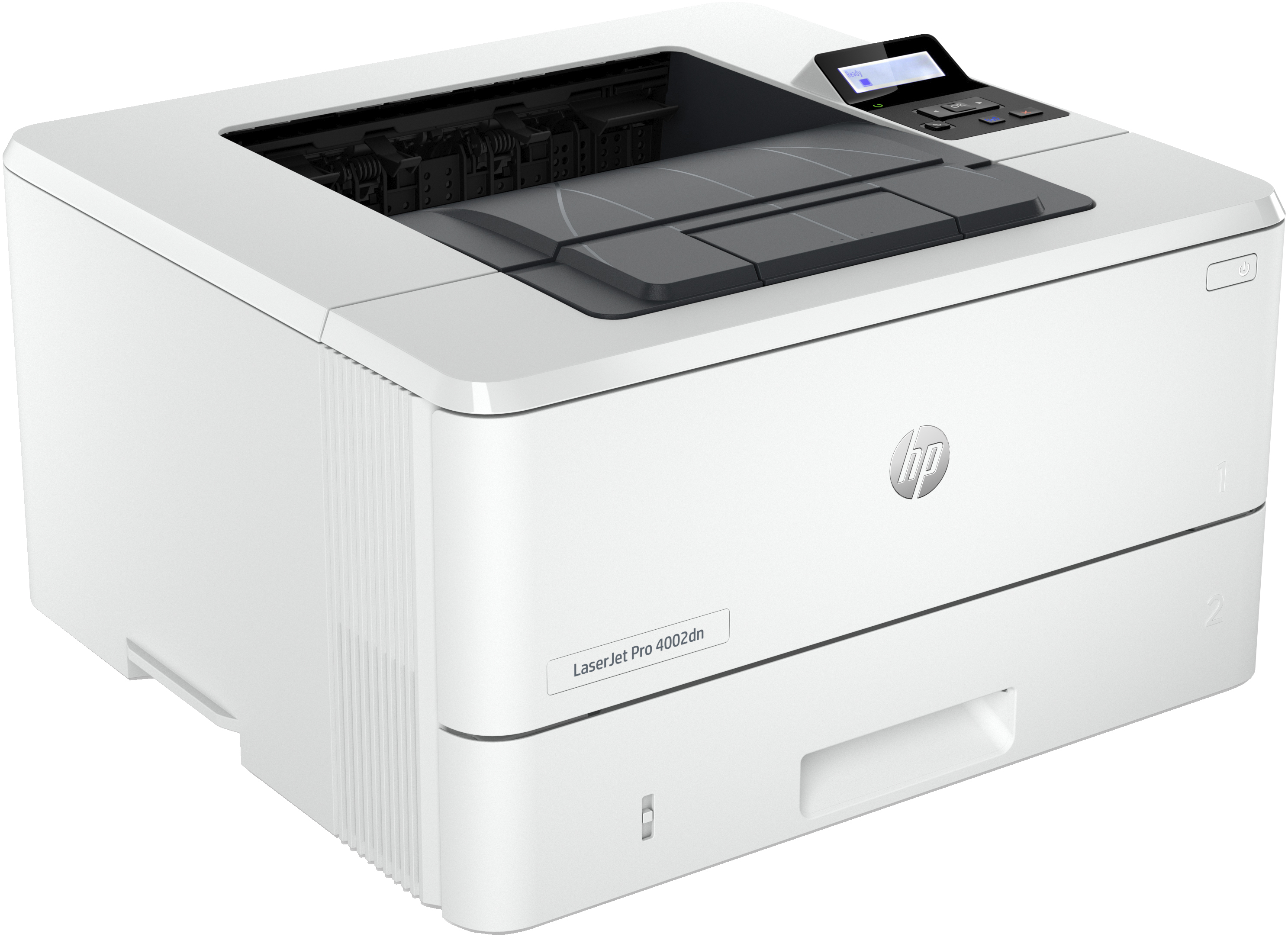 HP LaserJet Pro 4002dn Printer, Black and white, Printer for Small medium business, Print, Two-sided printing; Fast first page out speeds; Energy Efficient; Compact Size; Strong Security
