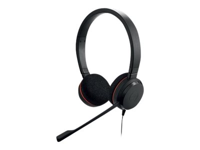 Jabra Evolve 20 USB-C MS Stereo Auricolare Cablato A Padiglione Ufficio USB tipo-C Nero