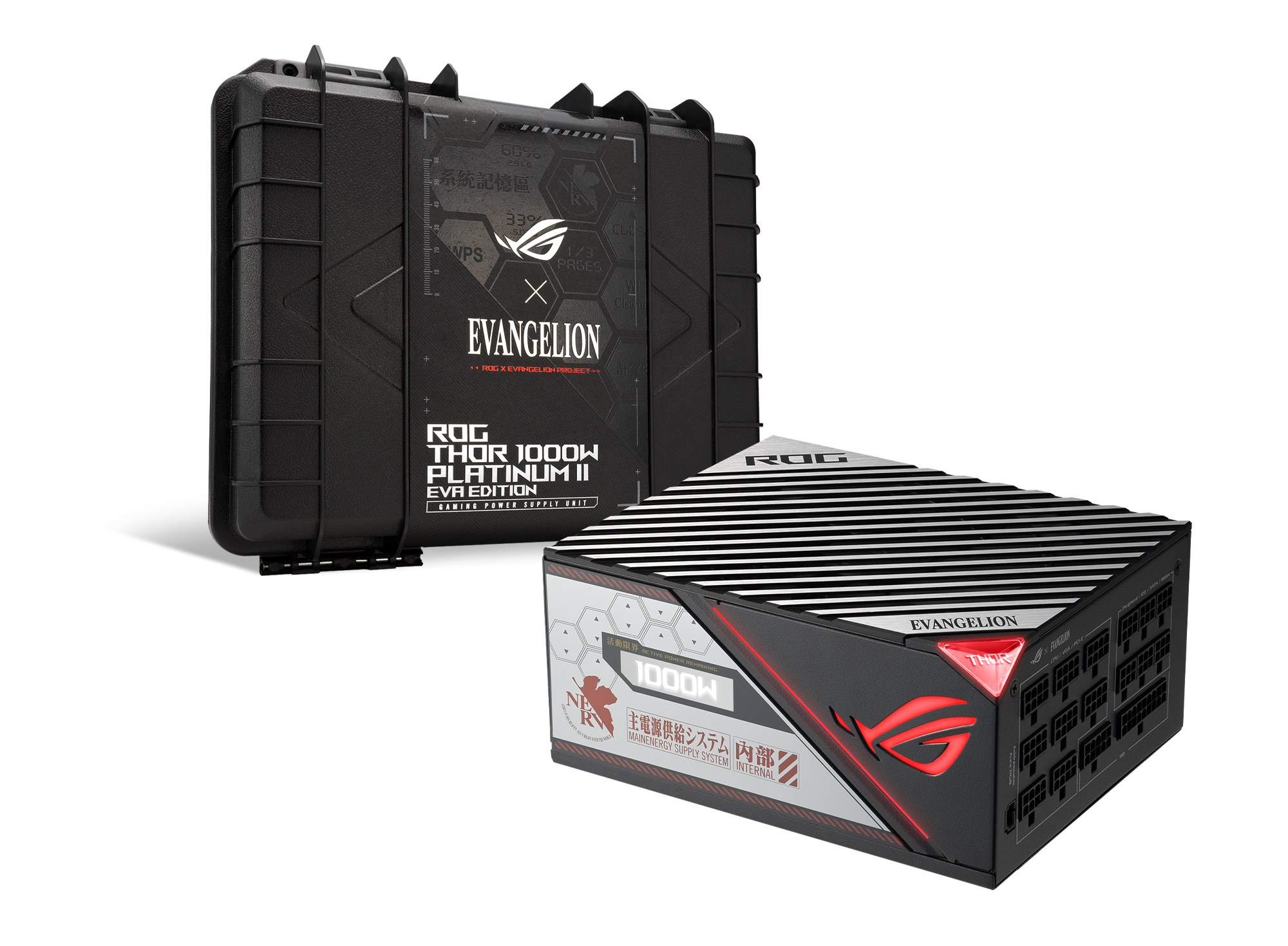 ASUS ROG THOR 1000W Platinum II EVA Edition power supply unit 20+4 pin ATX Black