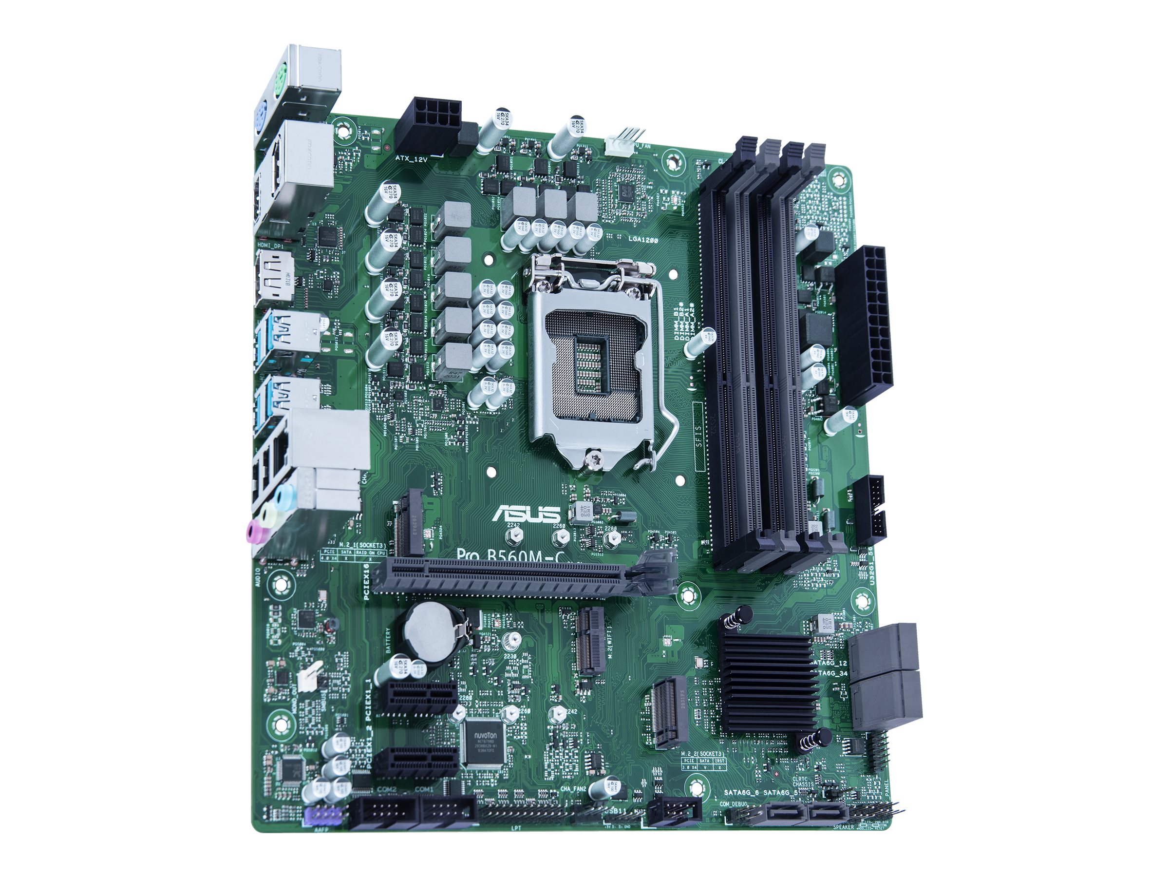 ASUS Pro B560M-C/CSM - Motherboard - micro ATX - LGA1200-Sockel - B560 Chipsatz - USB 3.2 Gen 1 - Gigabit LAN - Onboard-Grafik (CPU erforderlich)