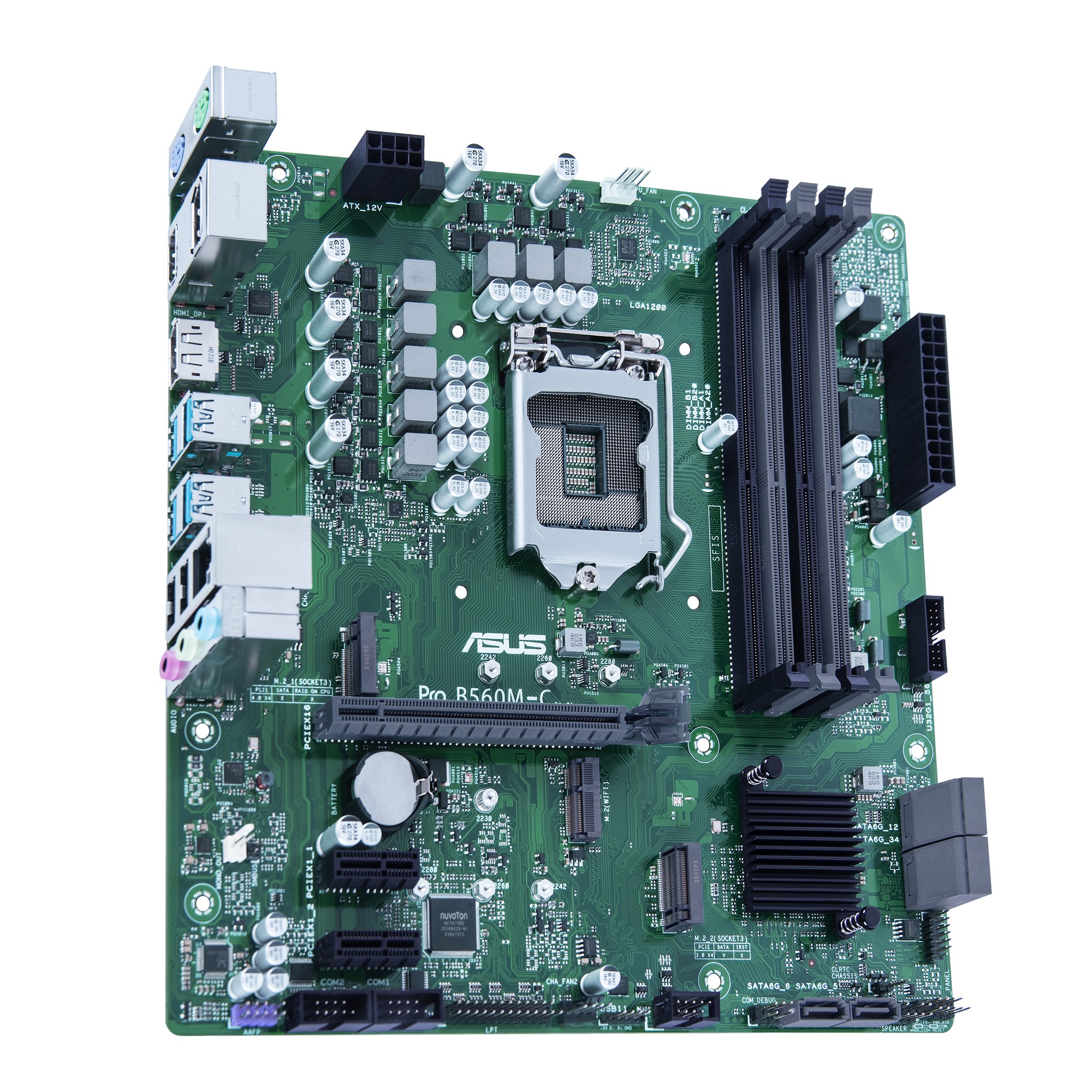 ASUS Pro B560M-C/CSM - Motherboard - micro ATX - LGA1200-Sockel - B560 Chipsatz - USB 3.2 Gen 1 - Gigabit LAN - Onboard-Grafik (CPU erforderlich)