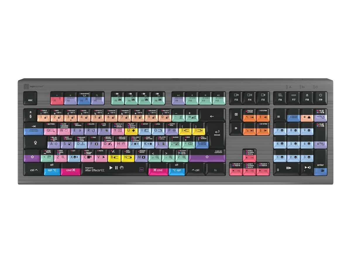 Logickeyboard Adobe After Effects CC Astra 2 UK Mac