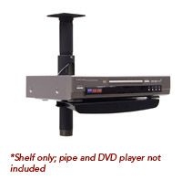 Chief Component Pole Shelf - For VCR or DVD - Black - Montagekomponente (Regal)