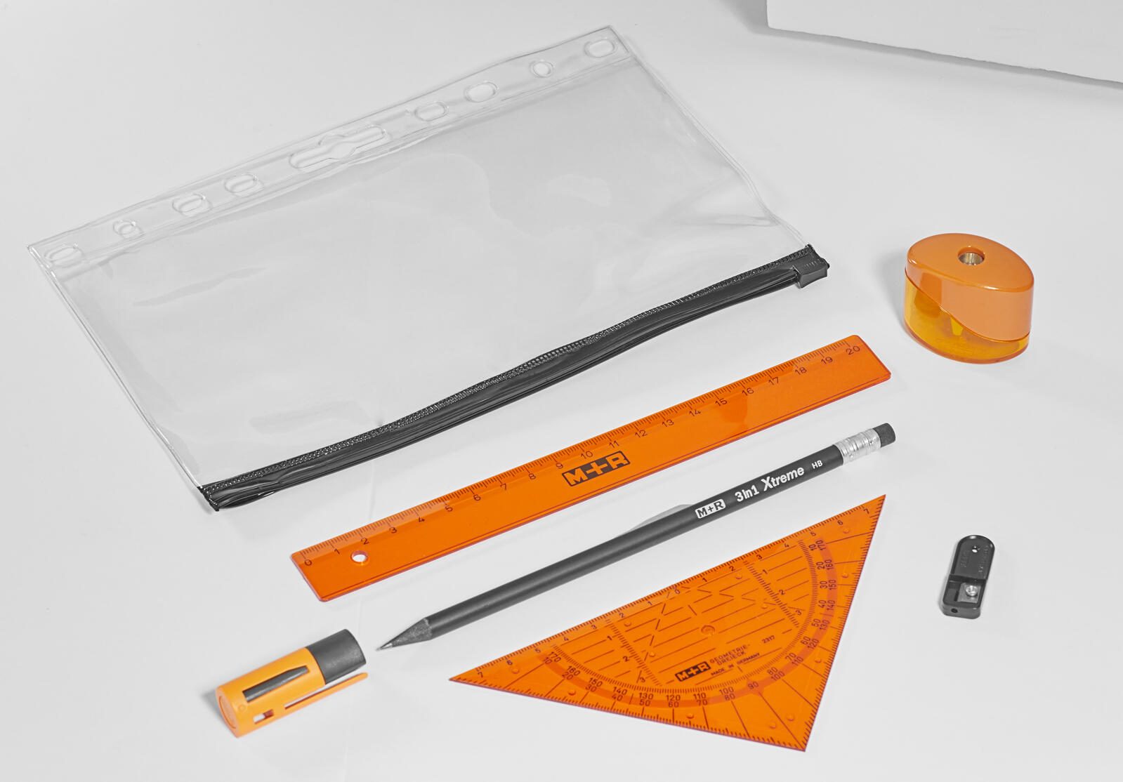 M�bius Ruppert Schreibset Schule neonorange