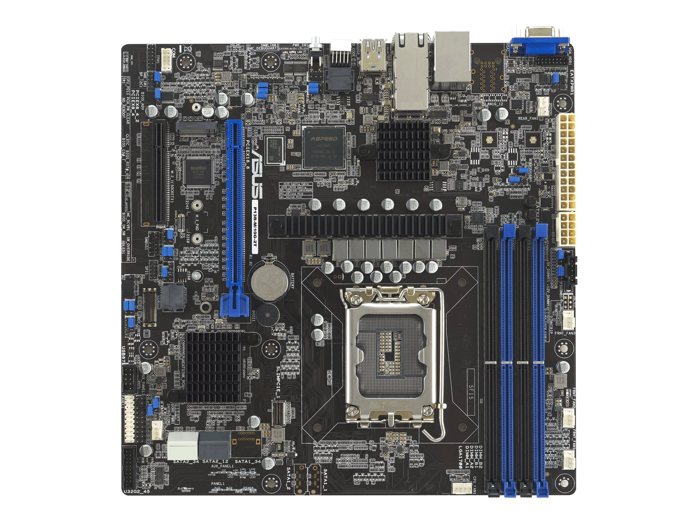 ASUS P13R-M/10G-2T - Motherboard - micro ATX
