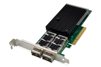 DIGITUS 2 Port 40 Gigabit Ethernet Netzwerkkarte, QSFP+, PCI Express, Mellanox Chipsatz