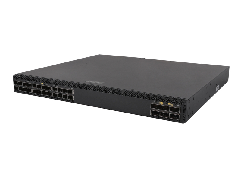 Hewlett Packard Enterprise FlexFabric 5710 24SFP+ 6QSFP+/2QSFP28 Gr L3 Aucun 1U Noir