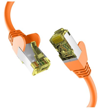 M-Cab EC020200104 c�ble de r�seau Orange 0,5 m Cat6a S/FTP (S-STP)