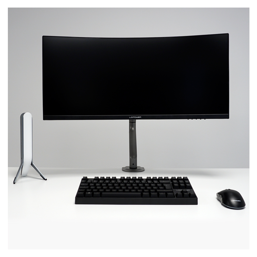 LC-Power LC-EQ-A32B supporto da tavolo per Tv a schermo piatto 81,3 cm (32) Nero Scrivania