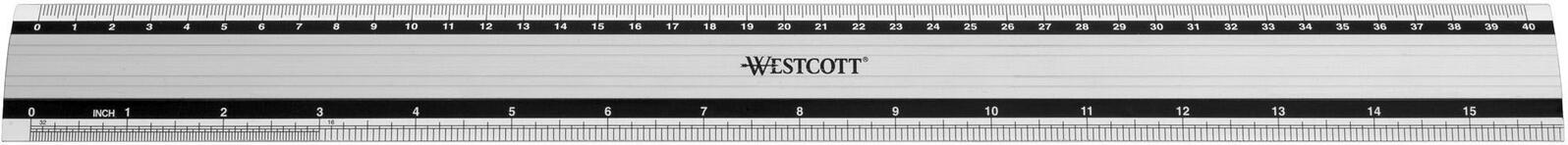 Westcott Lineal 40.0 cm silber