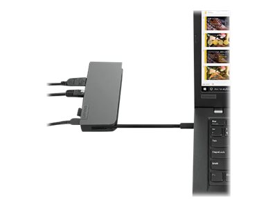 Lenovo 4X90S92381 station daccueil Avec fil USB 3.2 Gen 1 (3.1 Gen 1) Type-C Gris