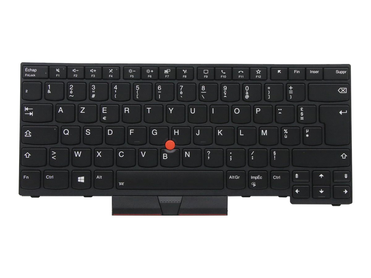 Lenovo 5N20V43770 - Ersatztastatur Notebook - hinterleuchtet - Franzsisch - Schwarz - fr ThinkPad P14s Gen 1 20S4, 20S5; T14 Gen 1 20UD, 20UE