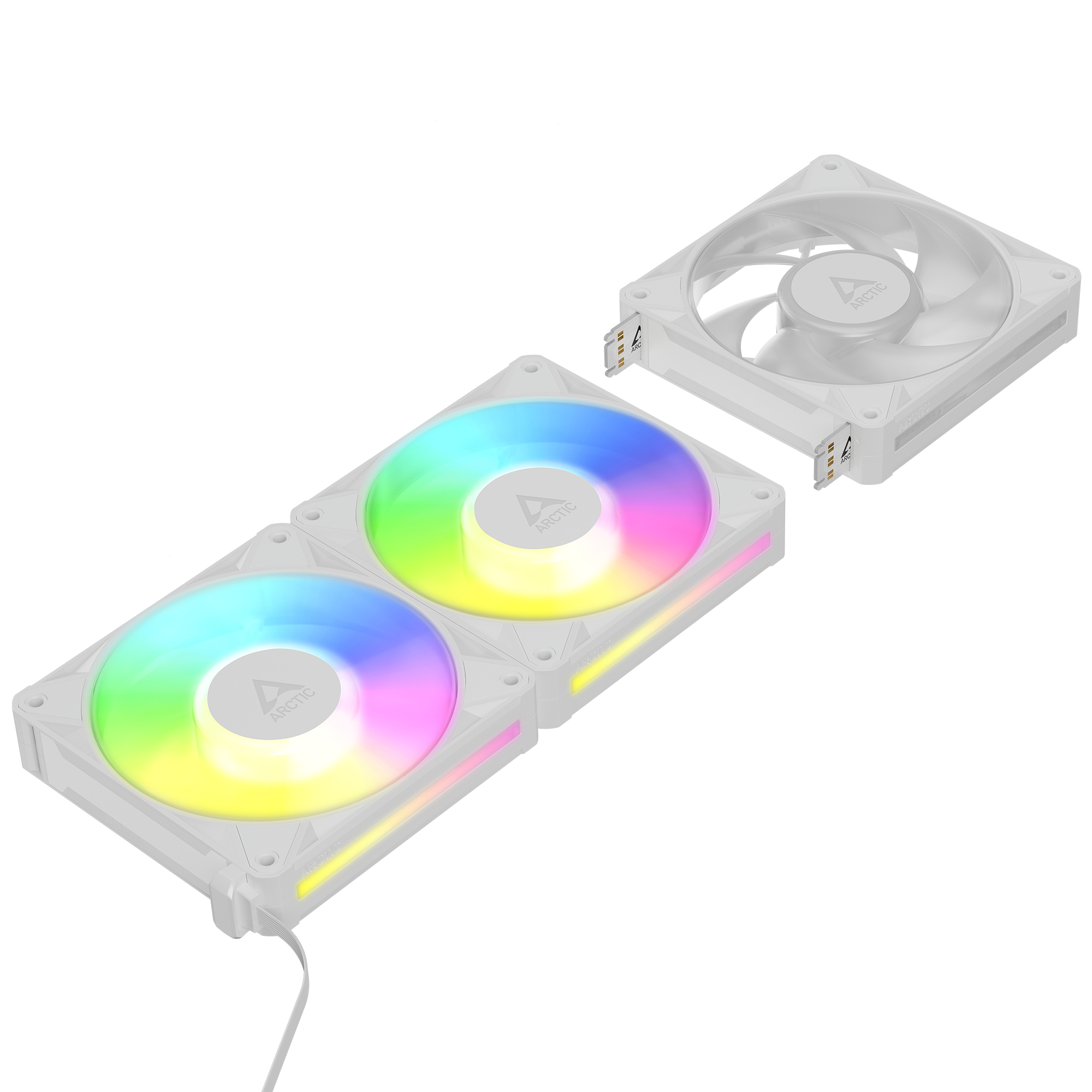 Arctic BioniX P12 A-RGB white 3 pack retail