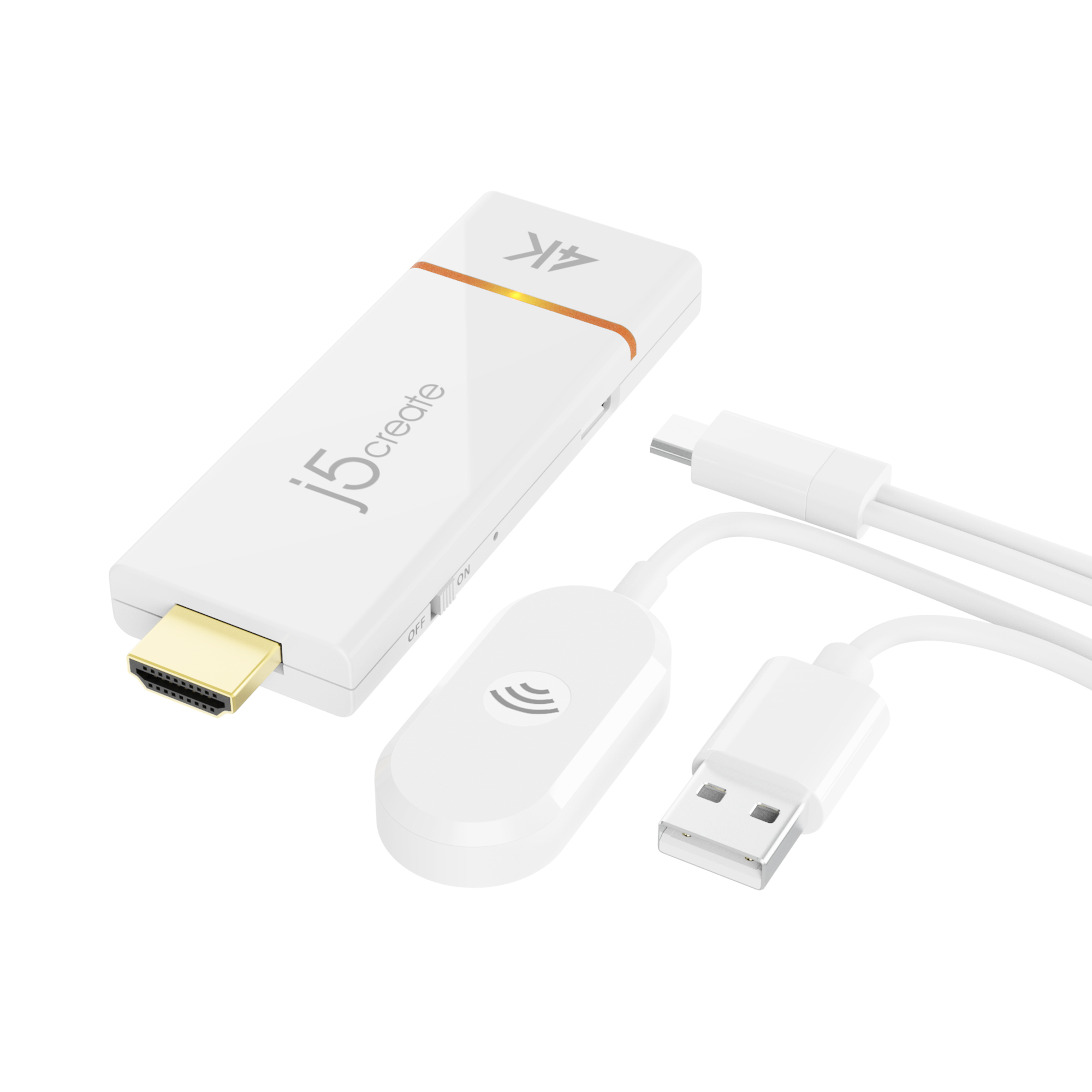 j5create JVAW76-N Adaptador de pantalla inalmbrico ScreenCast 4K HDMI