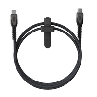 Urban Armor Gear Kevlar - 1,5 m - USB C - USB C - USB 2.0 - 0,48 Gbit/s - Schwarz - Grau