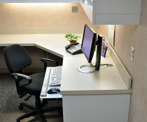 Ergotron Neo-Flex - Aufstellung - f�r Monitor - Schwarz, Silber - Bildschirmgr��e: bis zu 68,6 cm (bis zu 27 Zoll)