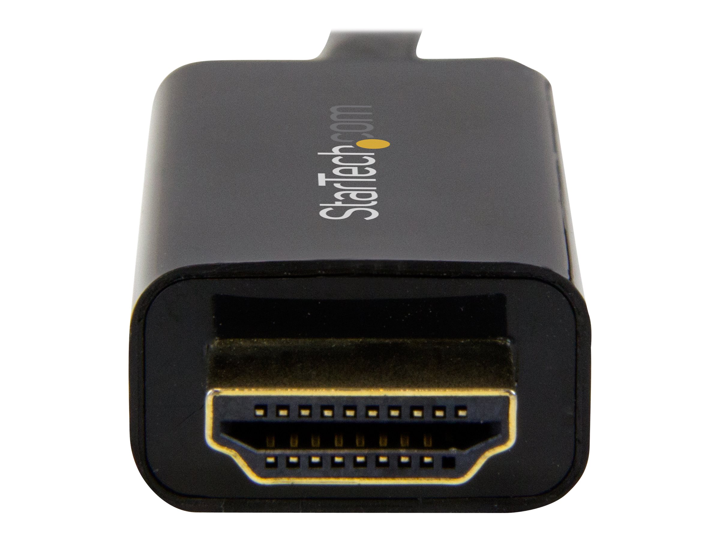 StarTech.com DP2HDMM1MB  StarTech.com 3ft (1m) DisplayPort to HDMI Cable -  4K 30Hz - DisplayPort to HDMI Adapter Cable - DP 1.2 to HDMI Monitor Cable  Converter - Latching DP Connector 