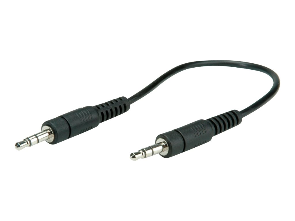 ROLINE 3.5mm Cable, M-M 0.2 m