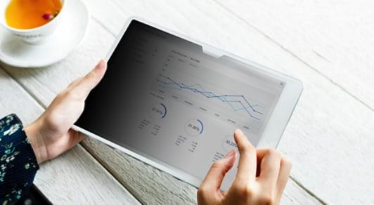 3M Bright Screen Privacy Filter for Apple iPad Pro 13in M4, iPad Air 13in M2, BPTAP005