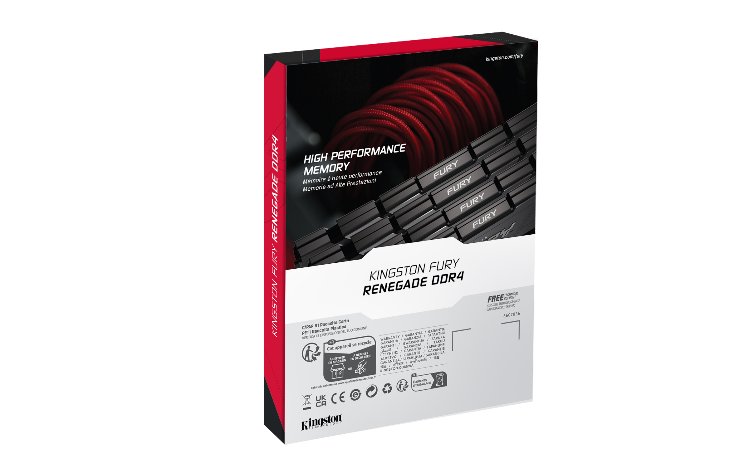 Kingston FURY Renegade - DDR4 - Kit - 128 GB: 4 x 32 GB