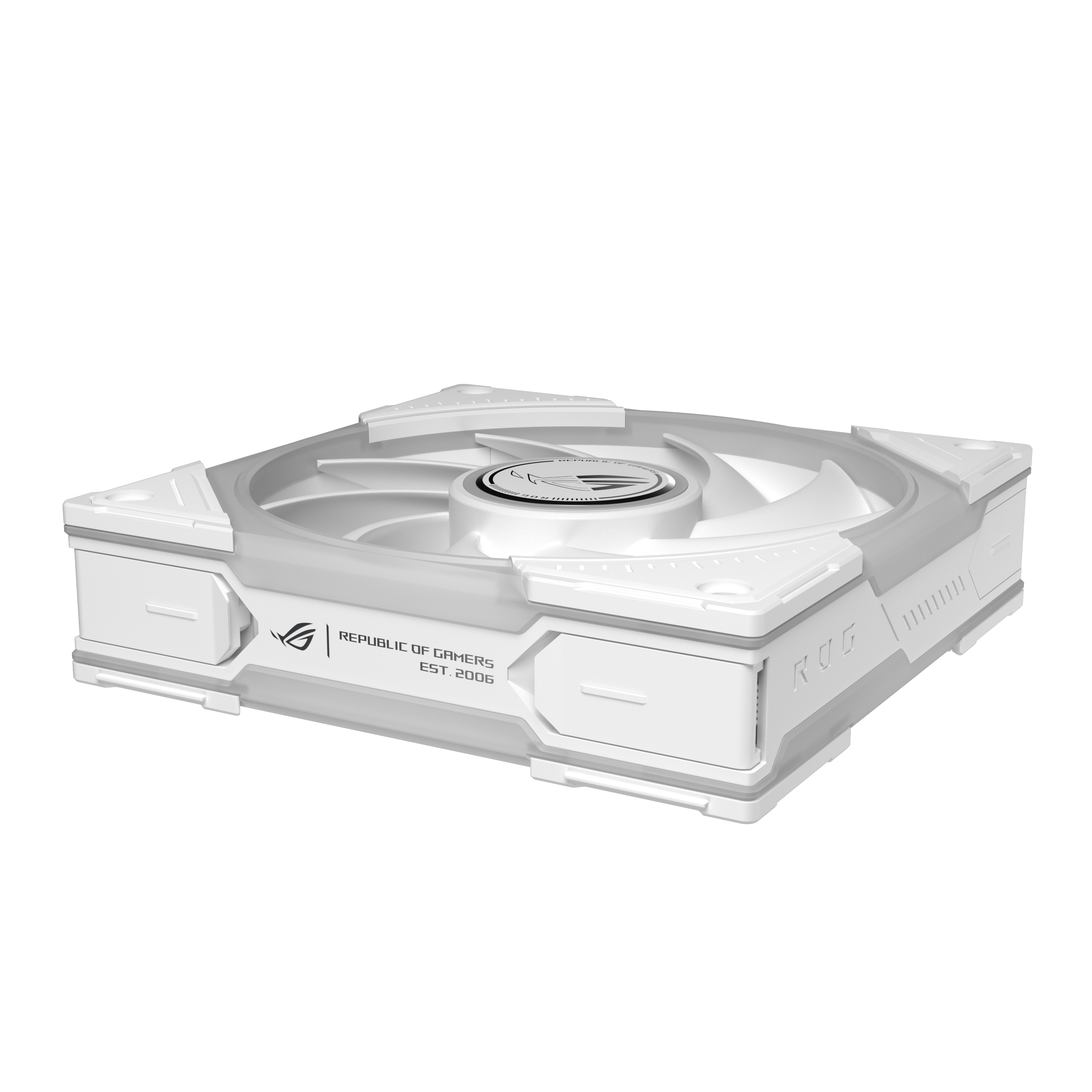 ASUS ROG Eurux GR120 ARGB Reverse Fan White Edition, 120mm, Single-Pack - 1x 120x120mm L�fter