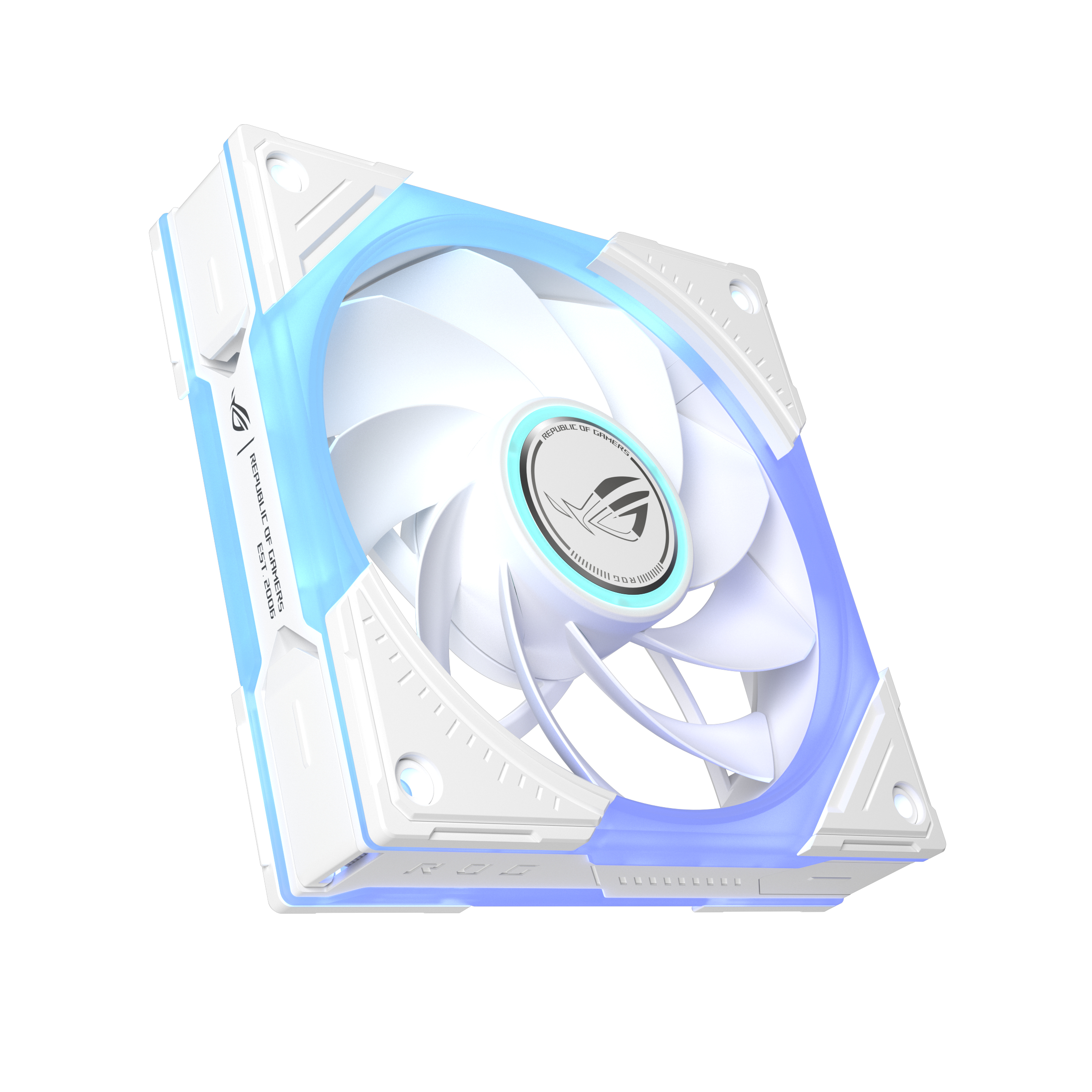 ASUS ROG Eurux GR120 ARGB Reverse Fan White Edition, 120mm, Single-Pack - 1x 120x120mm L�fter