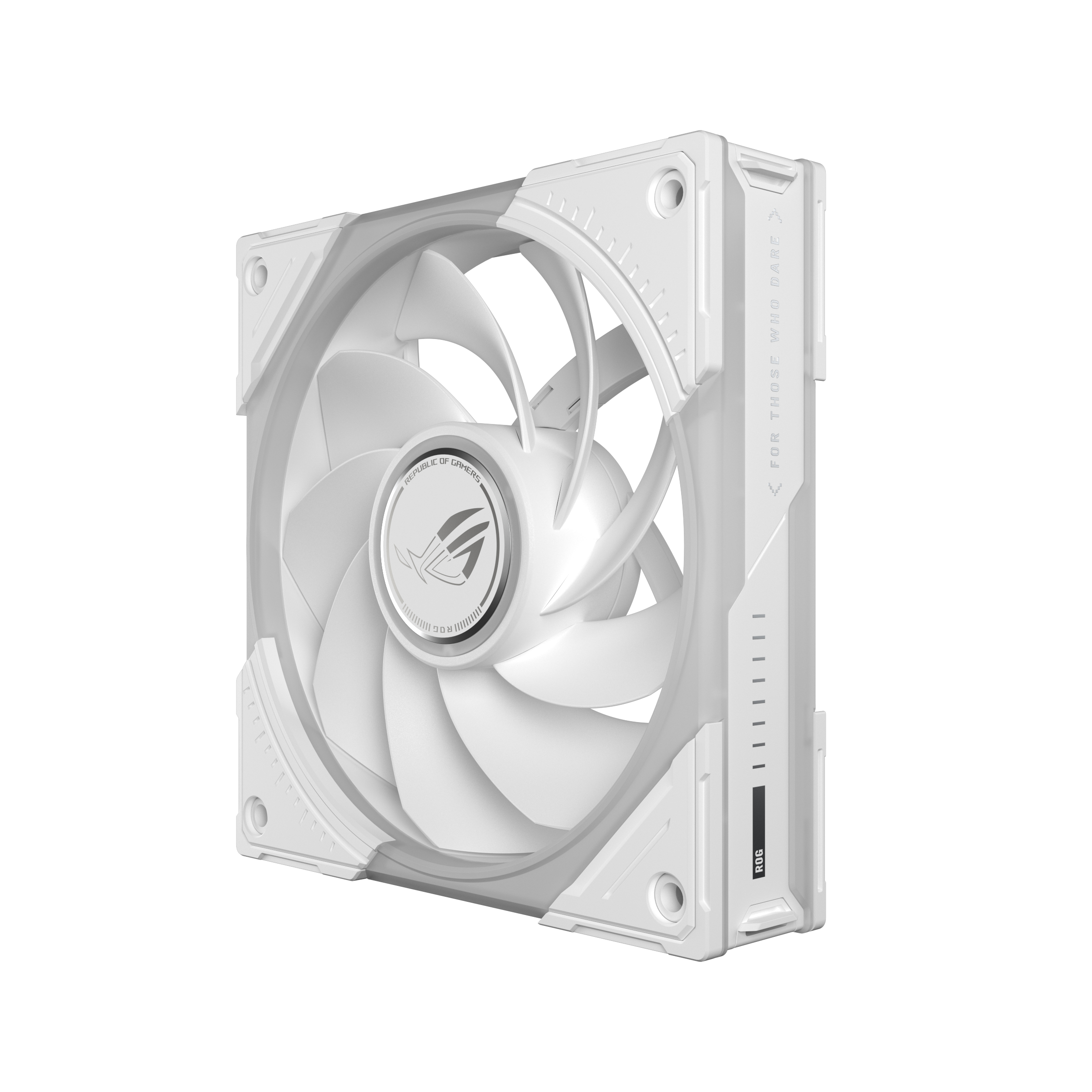 ASUS ROG Eurux GR120 ARGB Reverse Fan White Edition, 120mm, Single-Pack - 1x 120x120mm L�fter