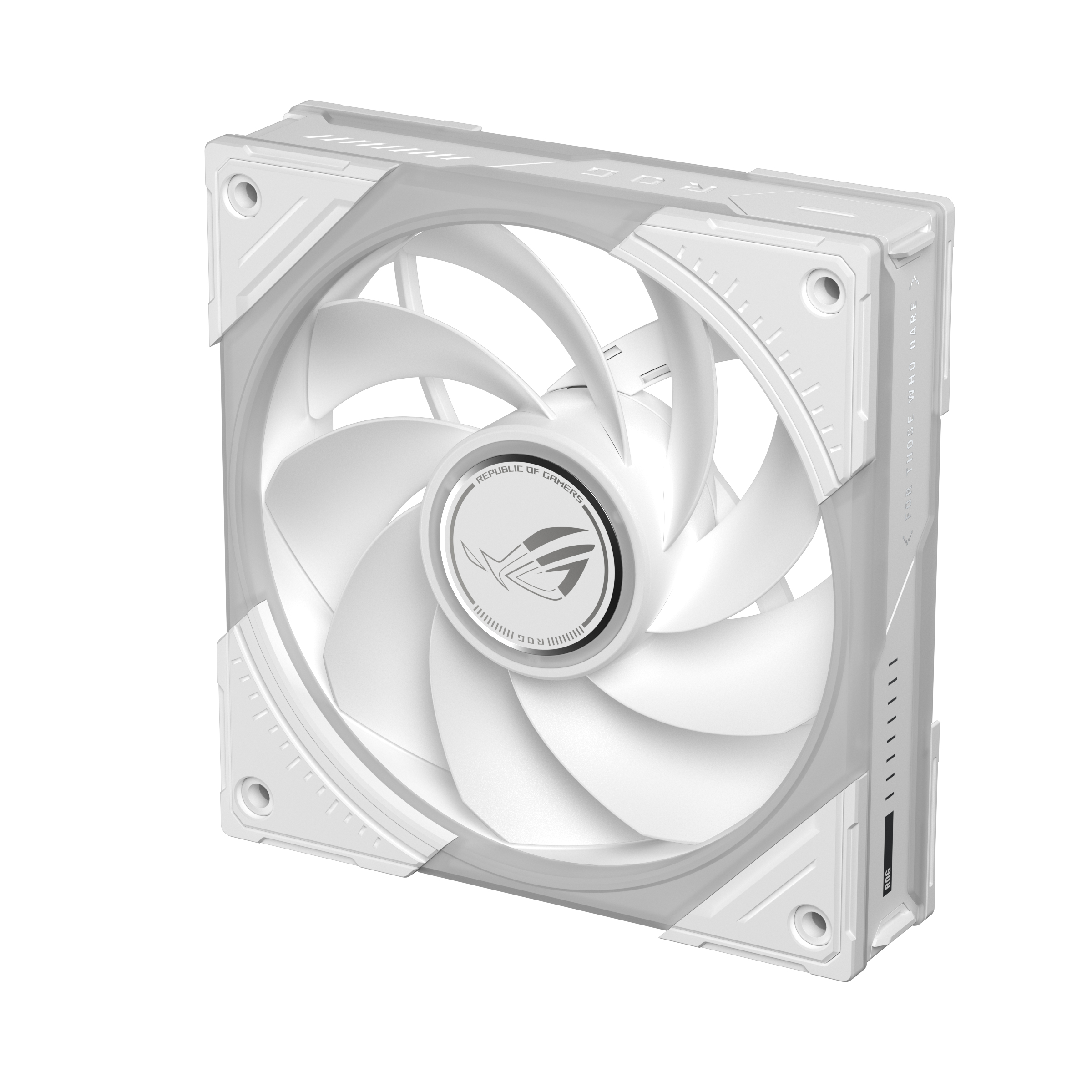 ASUS ROG Eurux GR120 ARGB Reverse Fan White Edition, 120mm, Single-Pack - 1x 120x120mm L�fter