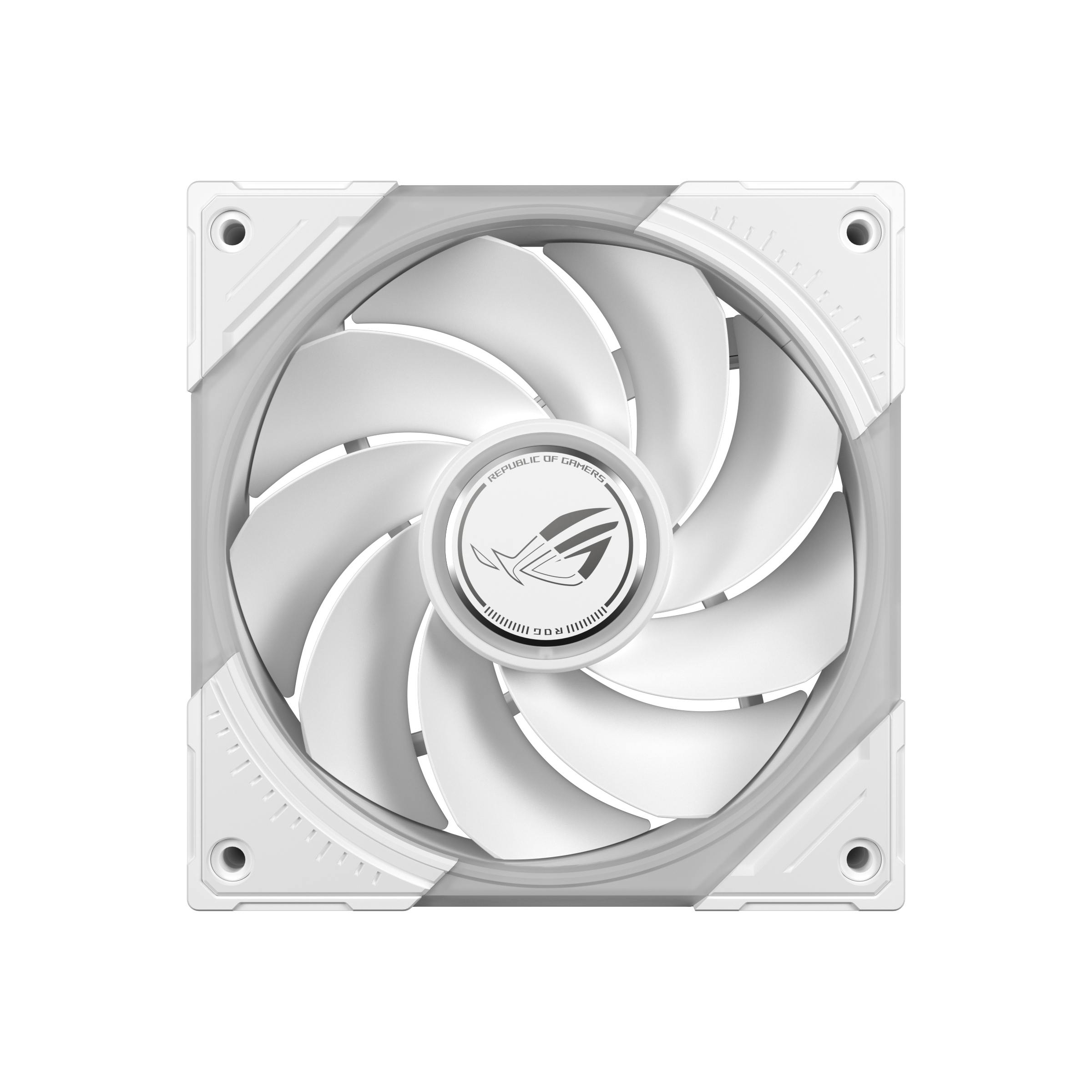 ASUS ROG Eurux GR120 ARGB Reverse Fan White Edition, 120mm, Single-Pack - 1x 120x120mm L�fter