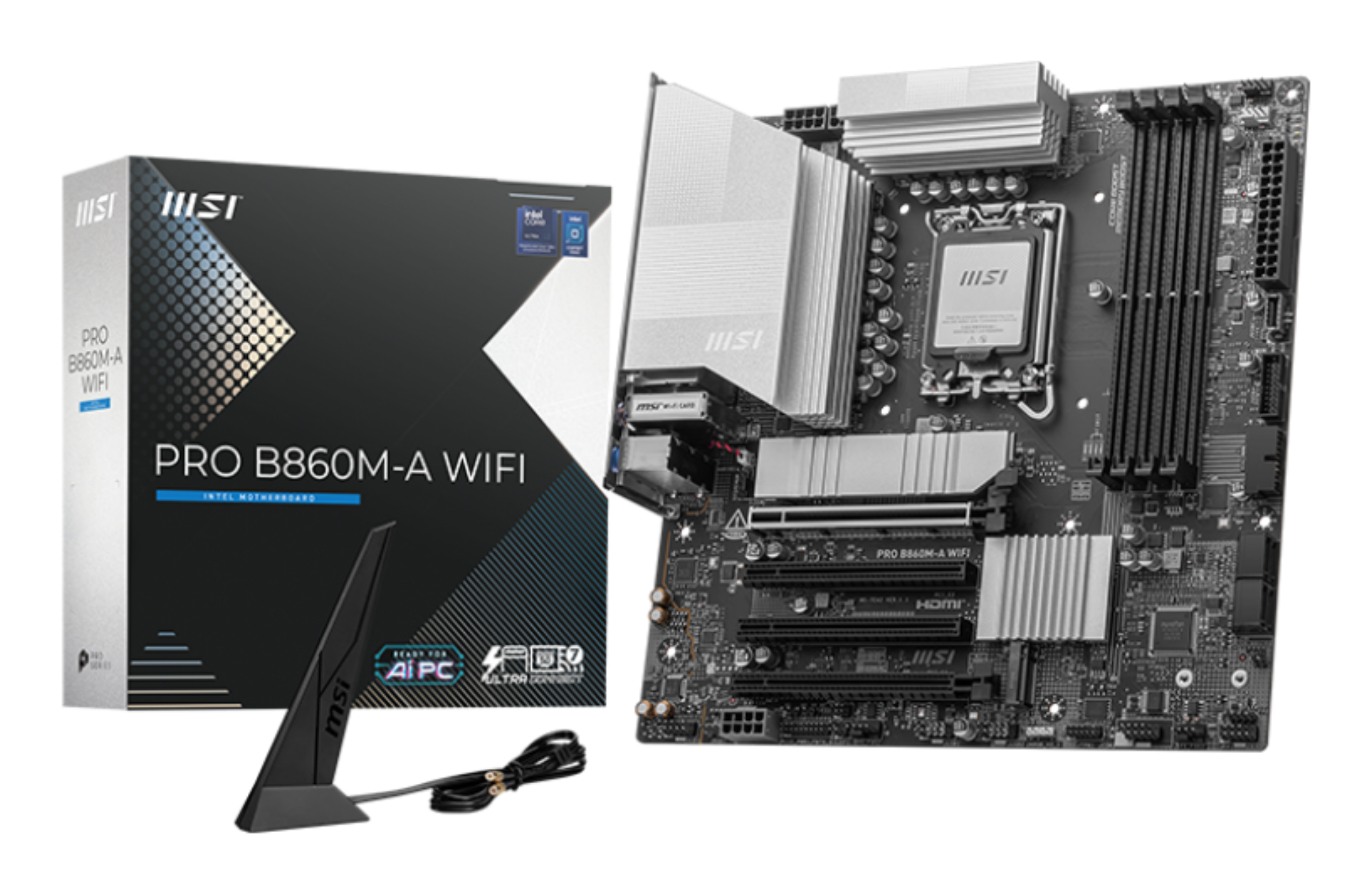 MSI PRO B860M-A WIFI scheda madre Intel B860 LGA 1851 (Socket V1) micro ATX