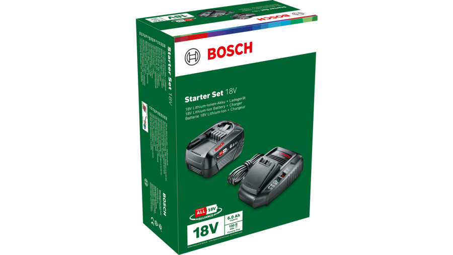 Bosch 1600A00ZR8  Bosch Starter Set - Batterieladegerät + Batterie