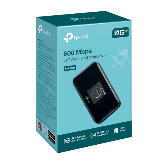 TP-Link M7750 routeur cellulaire, passerelle et modem Routeur de r�seau cellulaire