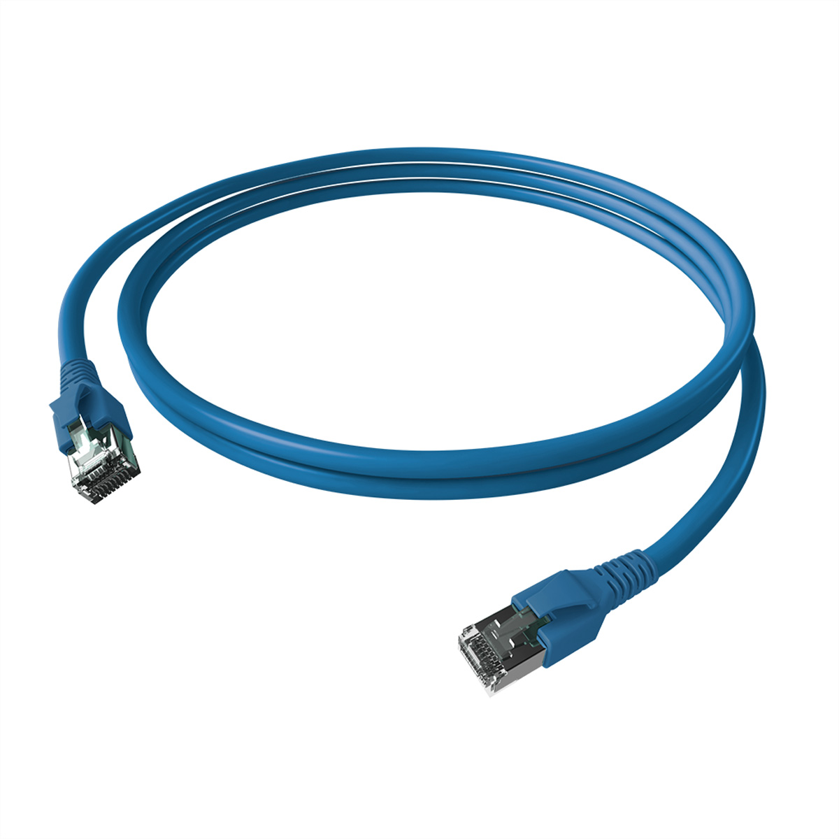 EasyLan FlexBoot Patchkabel Kat.6A S/FTP blau 7.50m - FTP - SFTP