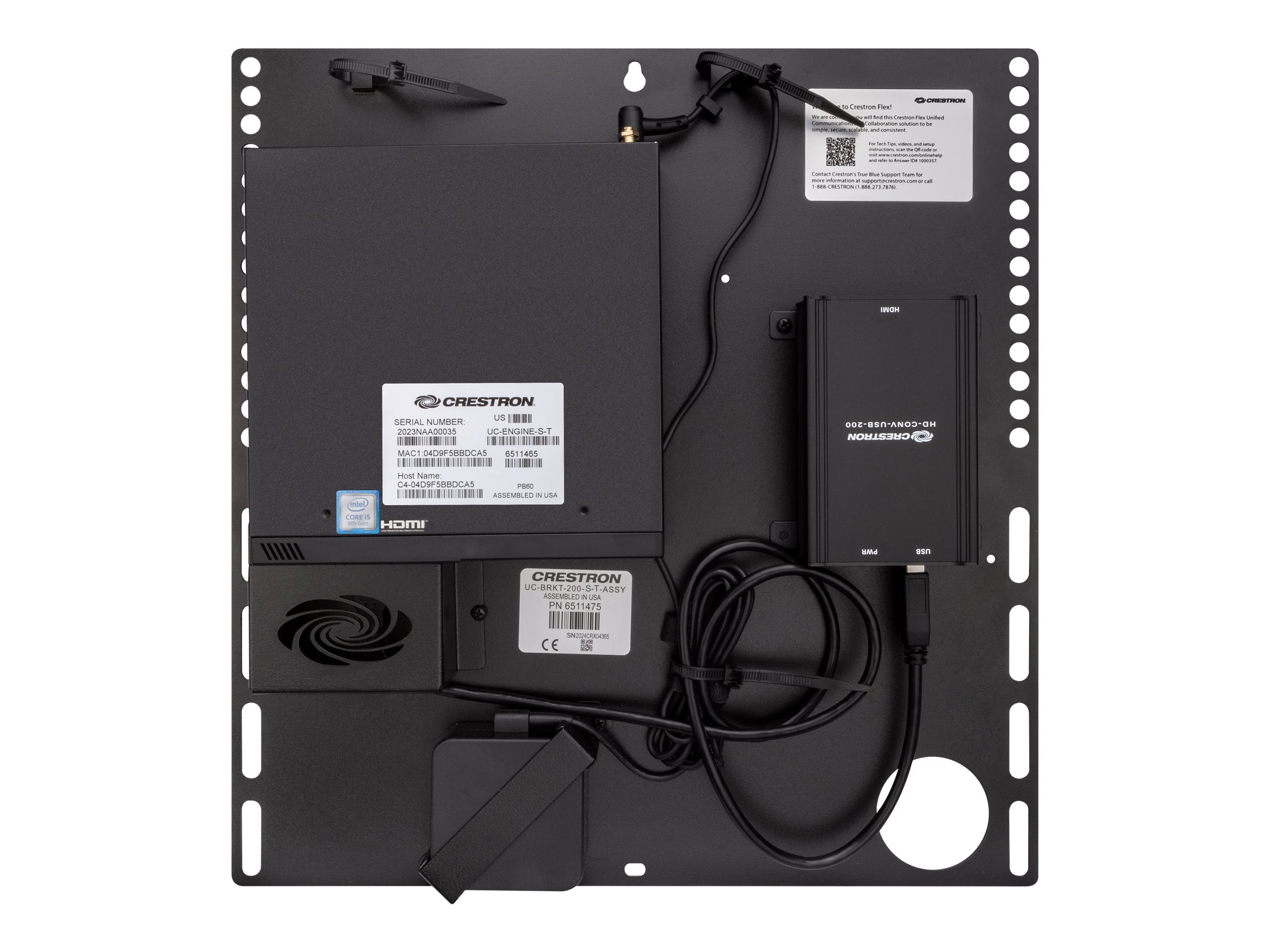 Crestron Flex UC-C100-T - For Microsoft Teams Rooms - Kit fr Videokonferenzen (Touchscreen-Konsole, Mini-PC)