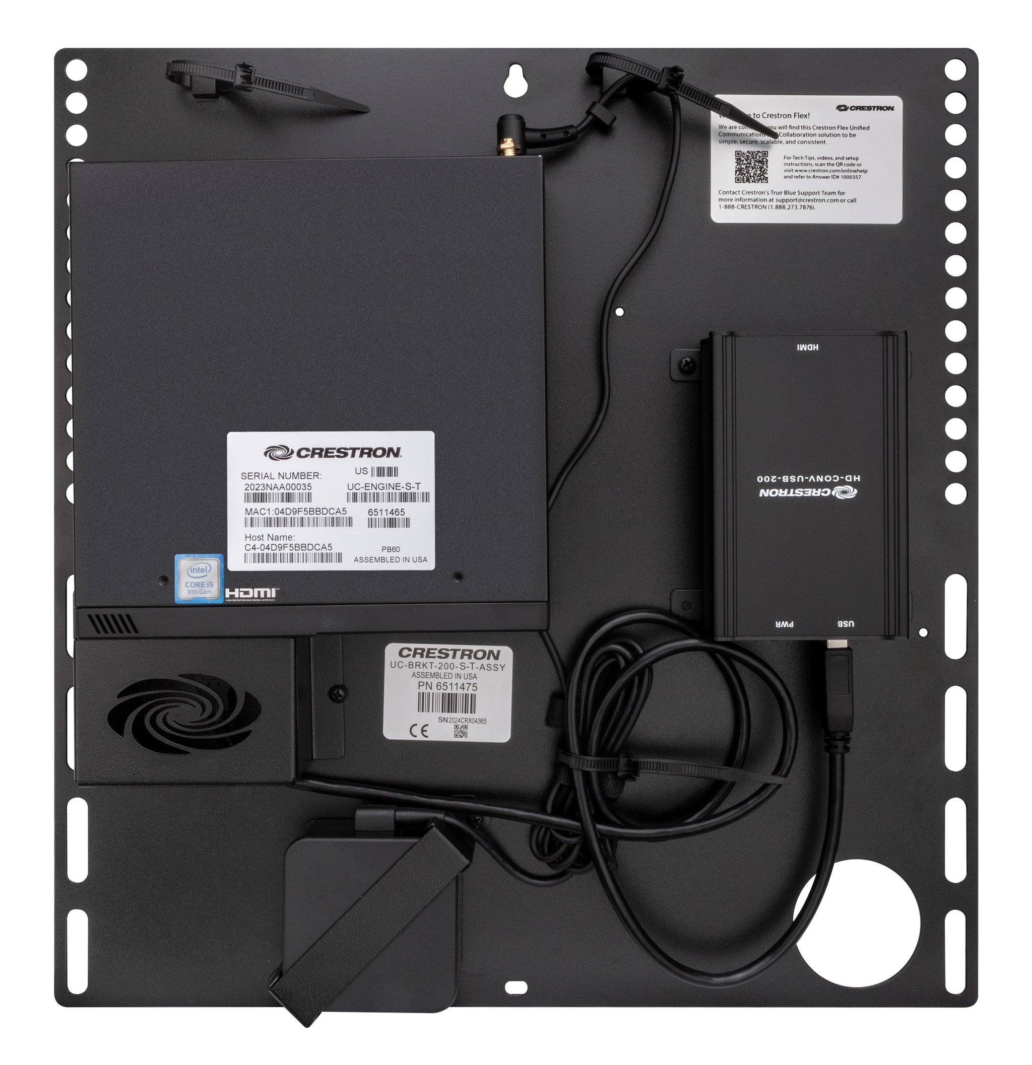 Crestron Flex UC-C100-T - For Microsoft Teams Rooms - Kit fr Videokonferenzen (Touchscreen-Konsole, Mini-PC)