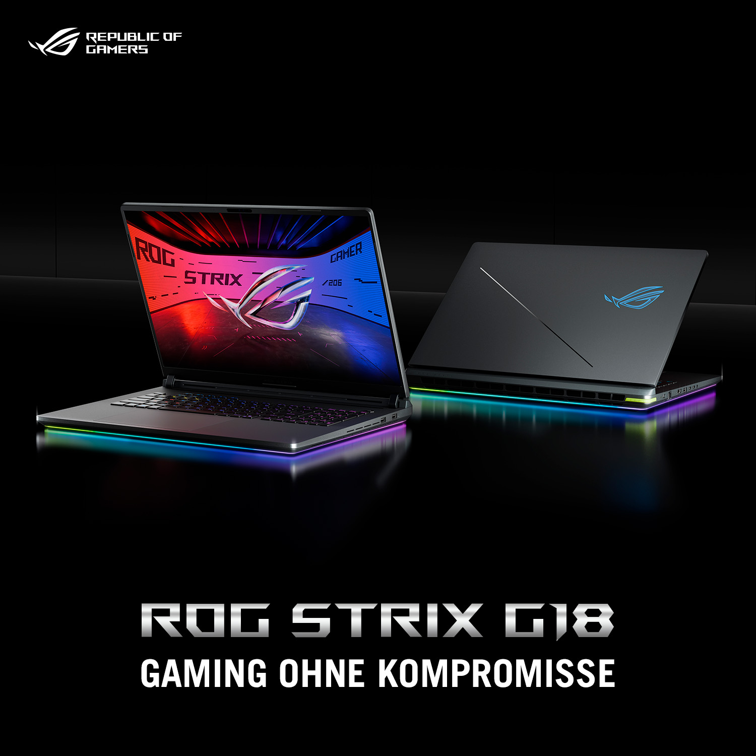 ASUS ROG Strix G18 G815LR-S8080W Intel Core Ultra 7 255HX Ordinateur portable 45,7 cm (18) WUXGA 32 Go DDR5-SDRAM 1 To SSD NVIDIA GeForce RTX 5070 Ti Wi-Fi 7 (802.11be) Windows 11 Home Gris, Vert