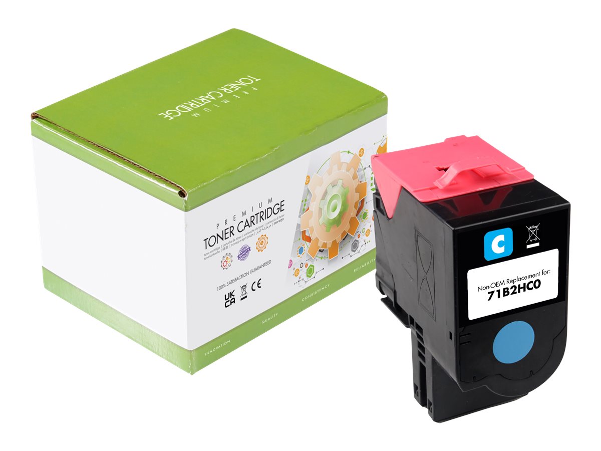 Static Control Cyan - kompatibel - Tonerpatrone (Alternative zu: Lexmark 71B2HC0)