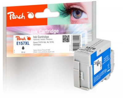 Peach PI200-615 cartucho de tinta 1 pieza(s) Negro claro