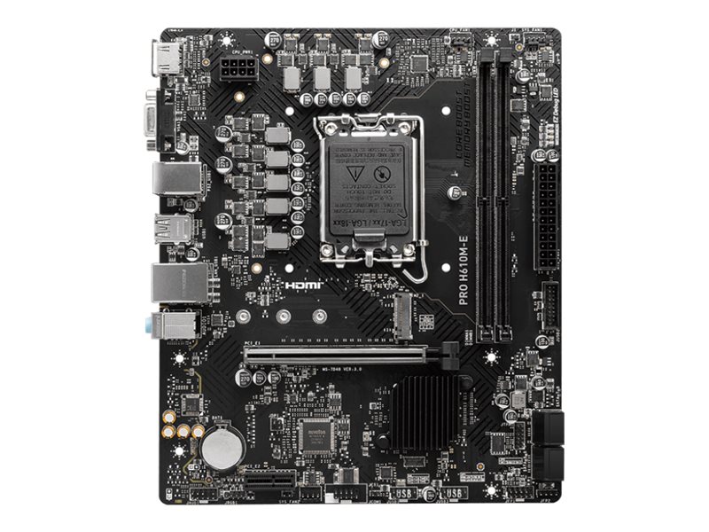 MSI PRO H610M-E - Mainboard - mATX